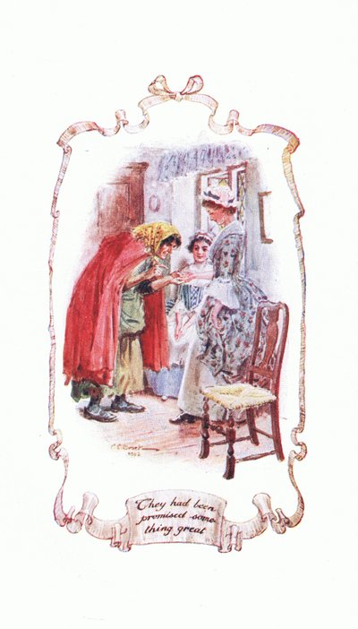 Gli era stato promesso qualcosa di grande, da Il Vicario di Wakefield pubblicato da J M Dent & Son Ltd, anni 1920 da Charles Edmund Brock